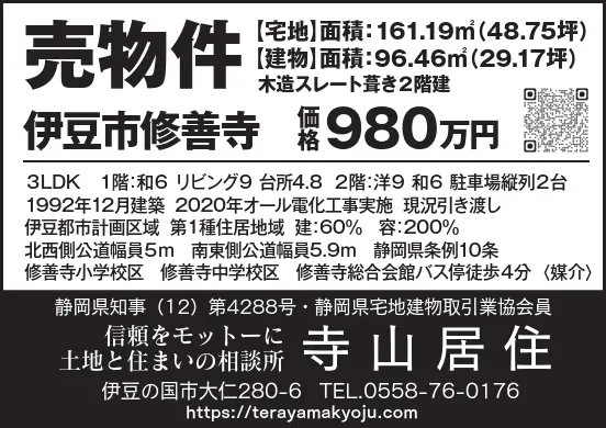 伊豆日日新聞11月20日の広告